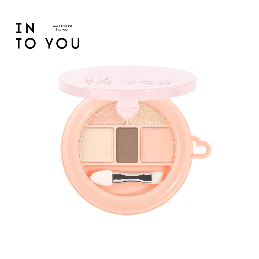 アイシャドウ you INTO YOU5色アンダーアイパレット｜ぷっくりうるみアイメイクに